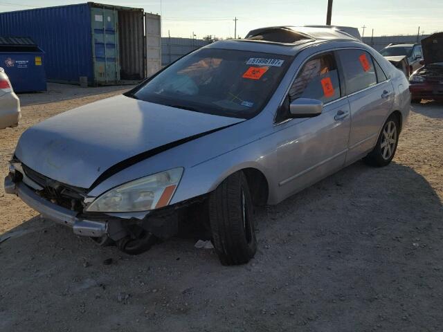 1HGCM66553A088583 - 2003 HONDA ACCORD EX SILVER photo 2