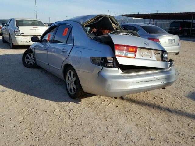 1HGCM66553A088583 - 2003 HONDA ACCORD EX SILVER photo 3