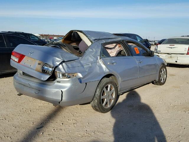 1HGCM66553A088583 - 2003 HONDA ACCORD EX SILVER photo 4