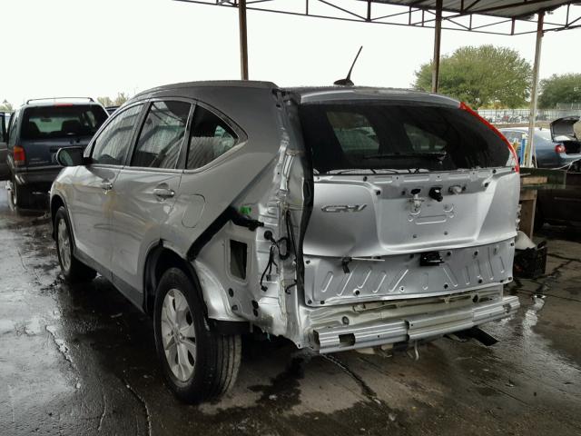 2HKRM3H70EH542269 - 2014 HONDA CR-V EXL SILVER photo 3