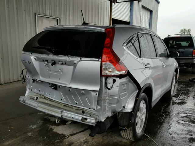 2HKRM3H70EH542269 - 2014 HONDA CR-V EXL SILVER photo 4