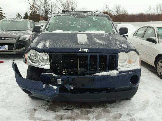 1J4GR48K55C651030 - 2005 JEEP GRAND CHER BLUE photo 9