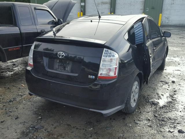 JTDKB20U787697283 - 2008 TOYOTA PRIUS BLACK photo 4