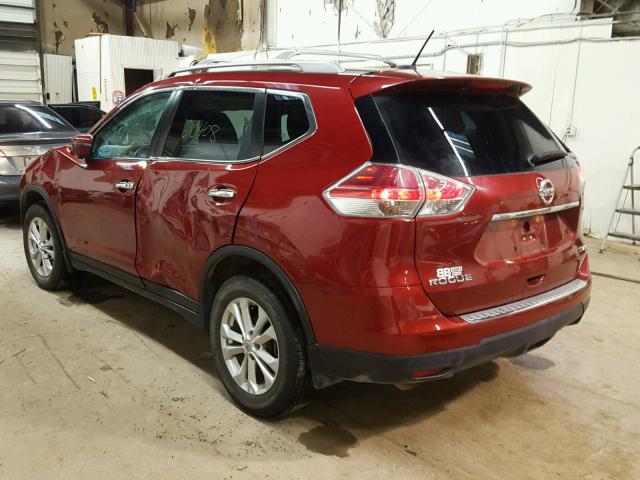 5N1AT2MV1GC814711 - 2016 NISSAN ROGUE S BURGUNDY photo 3