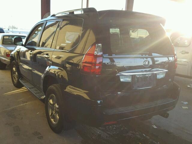 JTJBT20X580164393 - 2008 LEXUS GX 470 BLACK photo 3