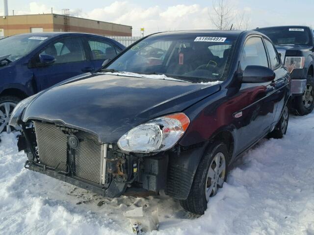 KMHCN35C78U097720 - 2008 HYUNDAI ACCENT BAS GRAY photo 2