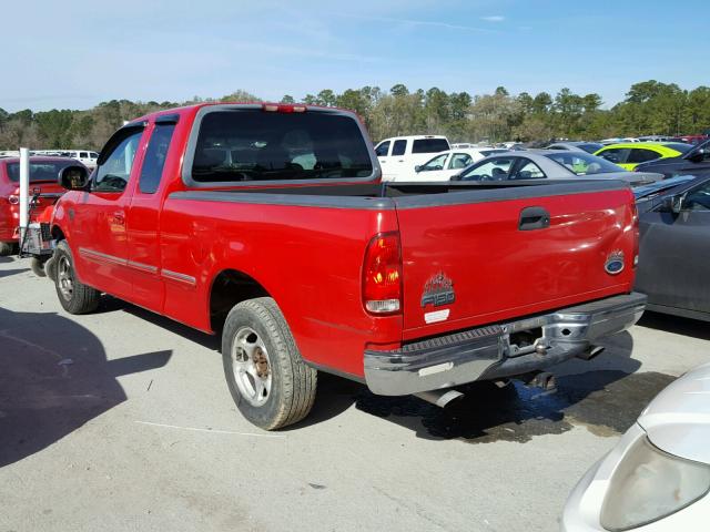 1FTDX1760WNA01786 - 1998 FORD F150 RED photo 3