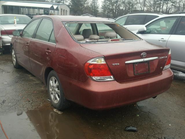 4T1BF32K66U112872 - 2006 TOYOTA CAMRY LE MAROON photo 3