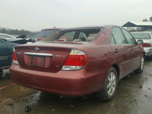 4T1BF32K66U112872 - 2006 TOYOTA CAMRY LE MAROON photo 4