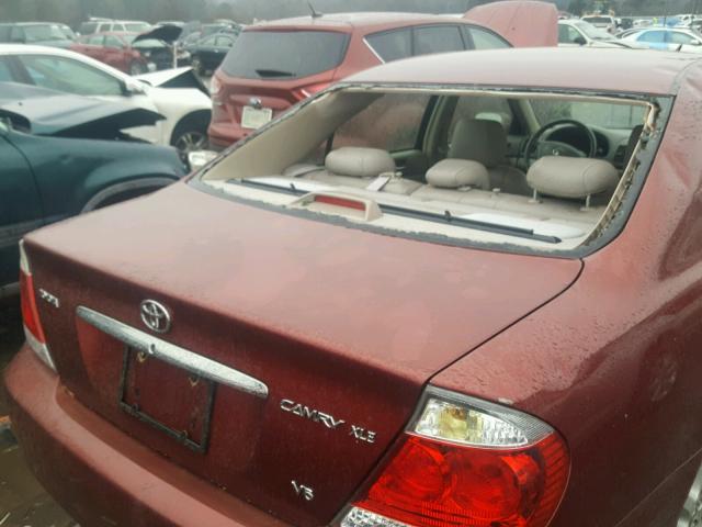 4T1BF32K66U112872 - 2006 TOYOTA CAMRY LE MAROON photo 9