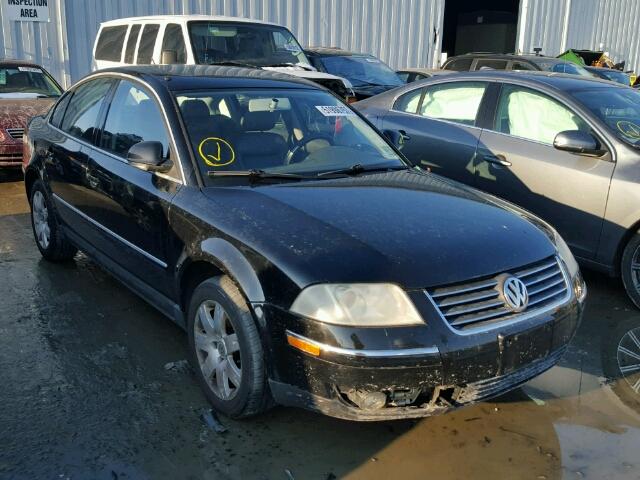 WVWAD63B65P060369 - 2005 VOLKSWAGEN PASSAT GLS BLACK photo 1