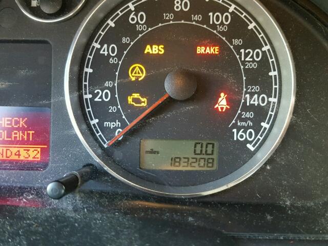 WVWAD63B65P060369 - 2005 VOLKSWAGEN PASSAT GLS BLACK photo 8