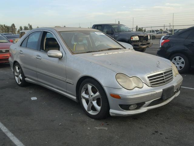 WDBRF40J55F622618 - 2005 MERCEDES-BENZ C 230K SPO SILVER photo 1