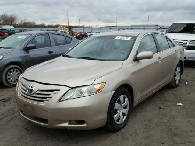 4T1BE46K67U103836 - 2007 TOYOTA CAMRY NEW GOLD photo 2