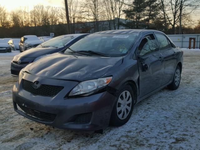 JTDBL40E499044305 - 2009 TOYOTA COROLLA BA GRAY photo 2