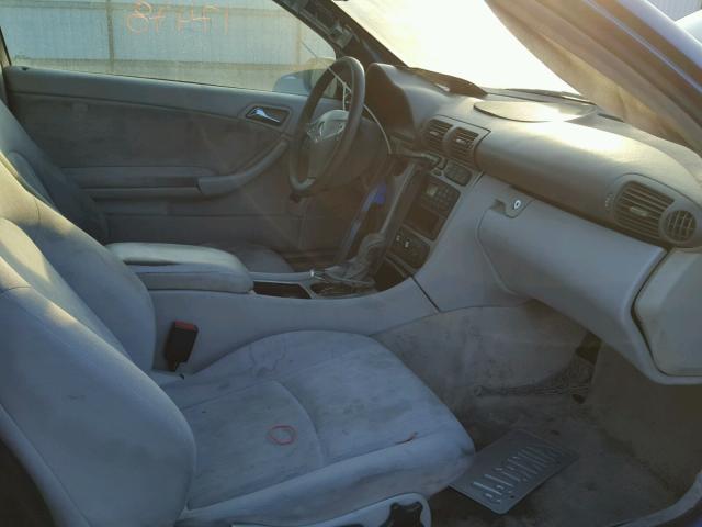WDBRN64J13A511678 - 2003 MERCEDES-BENZ C 320 SPOR BLUE photo 5