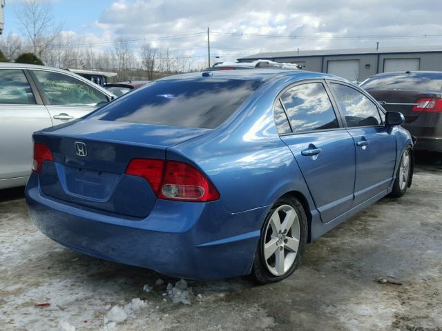 2HGFA16918H526939 - 2008 HONDA CIVIC EXL 蓝色 照片 4
