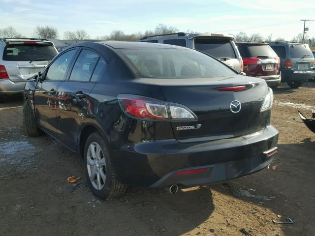 JM1BL1VG7B1440869 - 2011 MAZDA 3 I BLACK photo 3