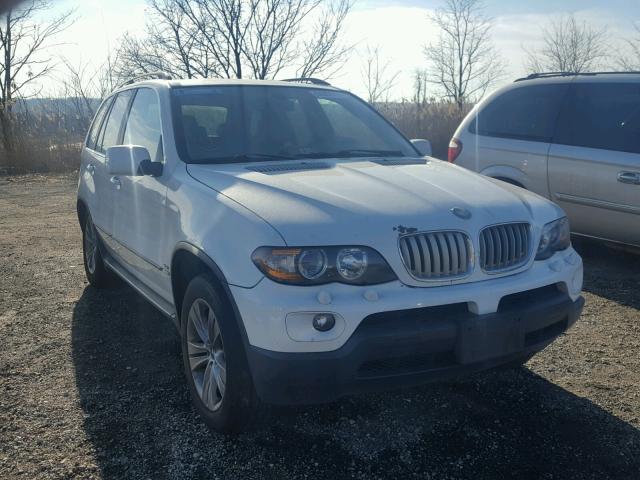 5UXFB53584LV09734 - 2004 BMW X5 4.4I WHITE photo 1