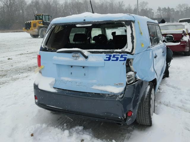 JTLZE4FE5DJ041019 - 2013 TOYOTA SCION XB BLUE photo 4