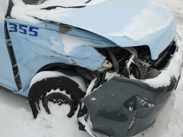 JTLZE4FE5DJ041019 - 2013 TOYOTA SCION XB BLUE photo 9