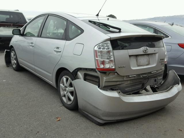 JTDKB20U897849864 - 2009 TOYOTA PRIUS SILVER photo 3