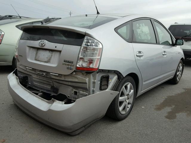 JTDKB20U897849864 - 2009 TOYOTA PRIUS SILVER photo 4