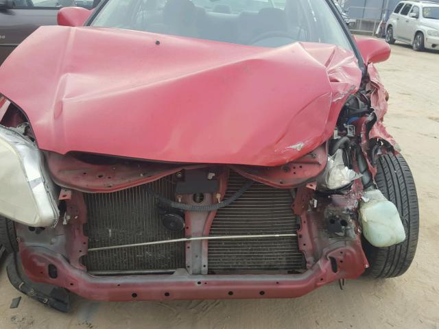 1HGEJ8249YL057469 - 2000 HONDA CIVIC EX RED photo 7