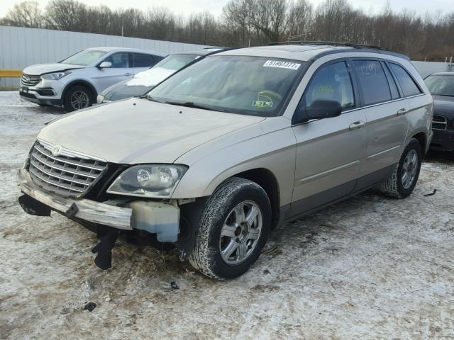 2C8GF68404R637097 - 2004 CHRYSLER PACIFICA BEIGE photo 2