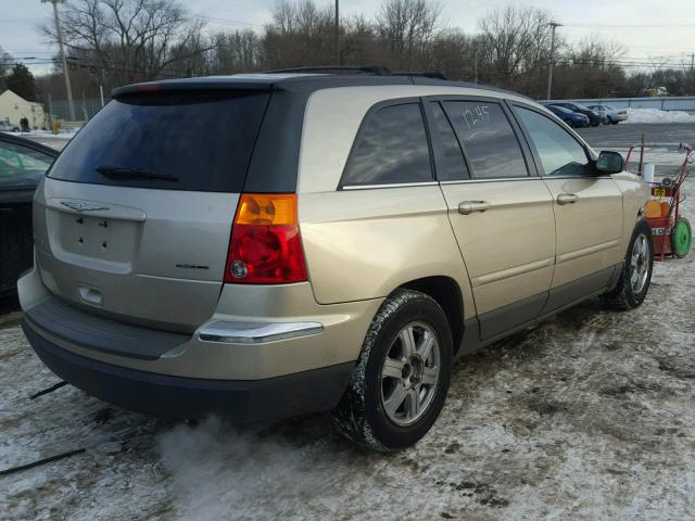 2C8GF68404R637097 - 2004 CHRYSLER PACIFICA BEIGE photo 4