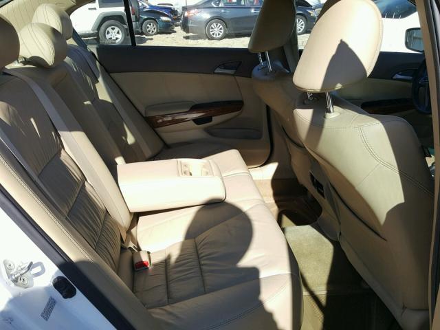 1HGCP2F84AA159912 - 2010 HONDA ACCORD EXL WHITE photo 6