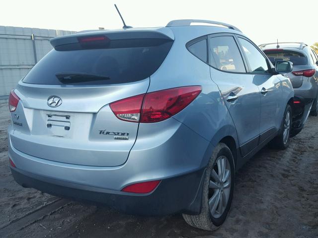 KM8JU3AC6BU297026 - 2011 HYUNDAI TUCSON GLS BLUE photo 4