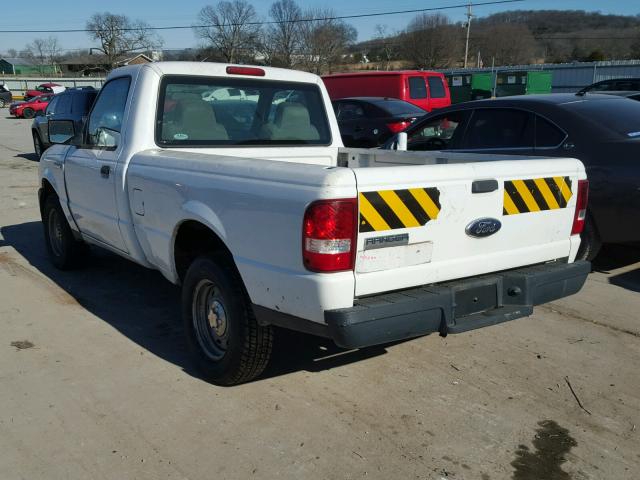 1FTYR10D36PA26769 - 2006 FORD RANGER WHITE photo 3