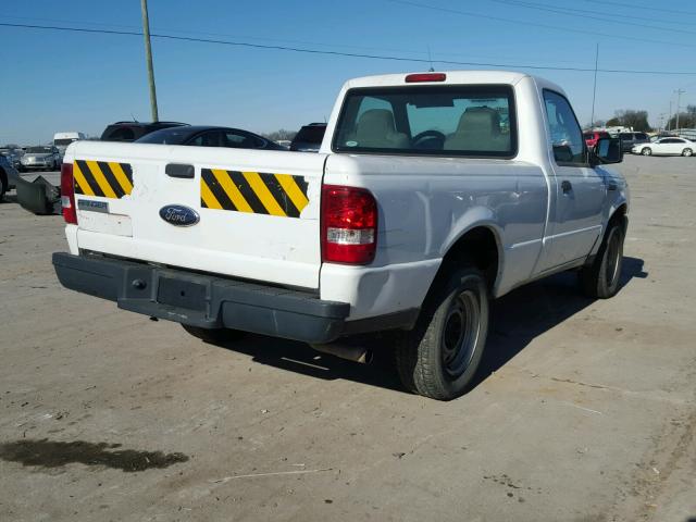 1FTYR10D36PA26769 - 2006 FORD RANGER WHITE photo 4