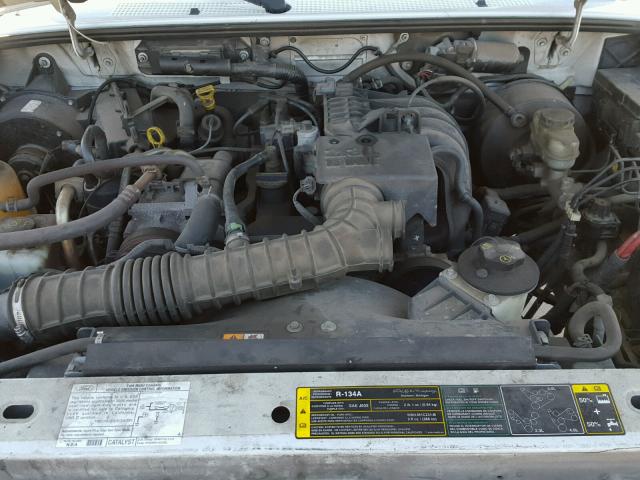 1FTYR10D36PA26769 - 2006 FORD RANGER WHITE photo 7