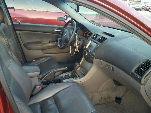 1HGCM66873A069818 - 2003 HONDA ACCORD EX RED photo 5