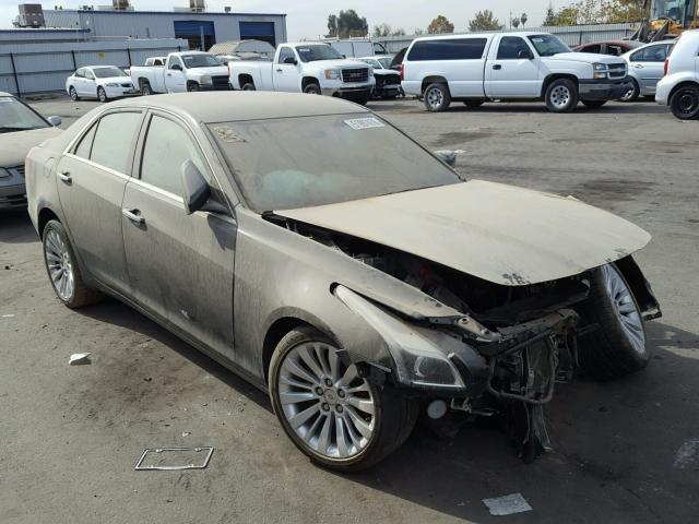 1G6AR5S35E0121048 - 2014 CADILLAC CTS LUXURY GRAY photo 1