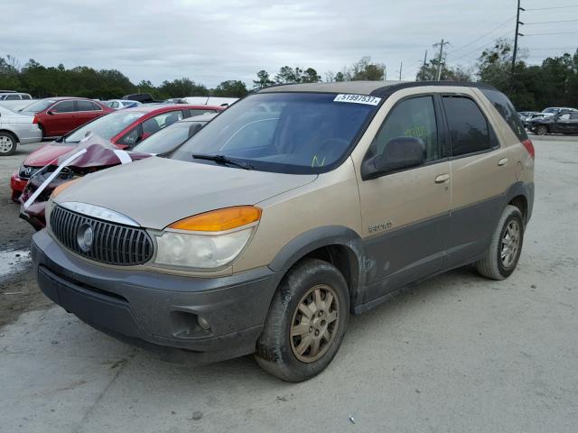 3G5DA03E43S569198 - 2003 BUICK RENDEZVOUS GOLD photo 2