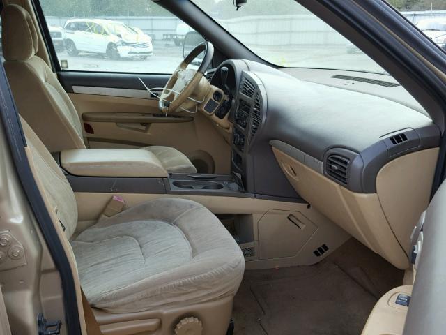 3G5DA03E43S569198 - 2003 BUICK RENDEZVOUS GOLD photo 5