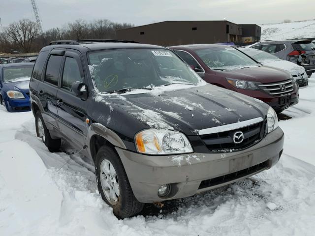 4F2YZ94164KM20002 - 2004 MAZDA TRIBUTE LX BLACK photo 1