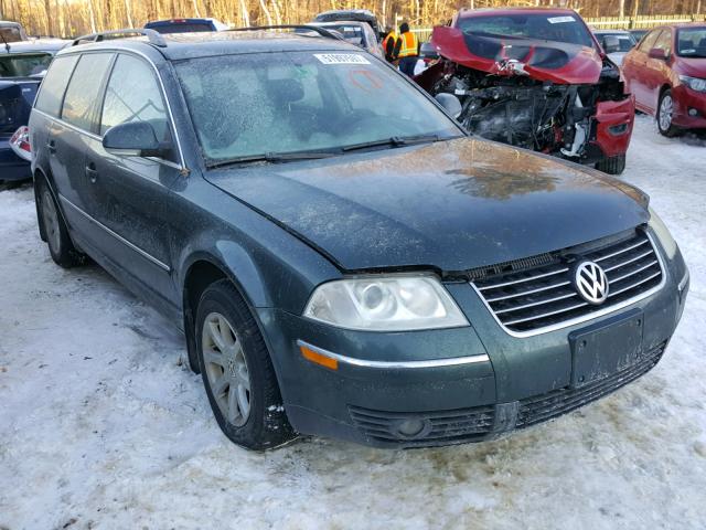 WVWVE63B64E287392 - 2004 VOLKSWAGEN PASSAT GLS GREEN photo 1