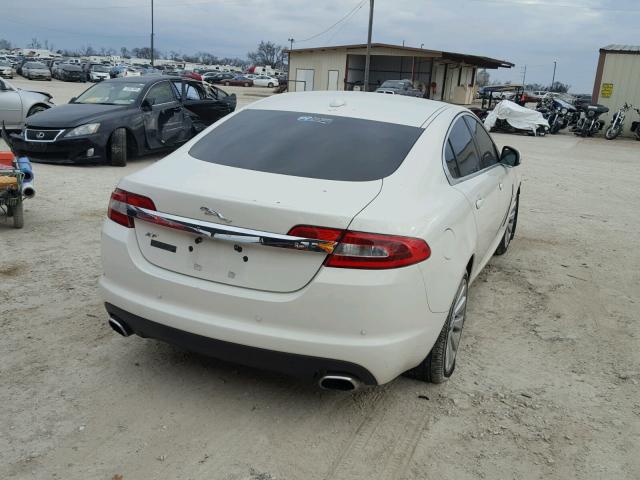 SAJWA05B09HR06652 - 2009 JAGUAR XF LUXURY WHITE photo 4