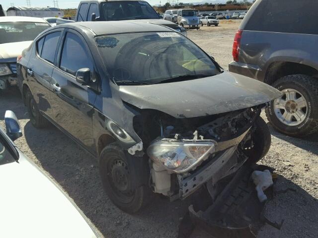 3N1CN7AP7CL865142 - 2012 NISSAN VERSA S BLACK photo 1