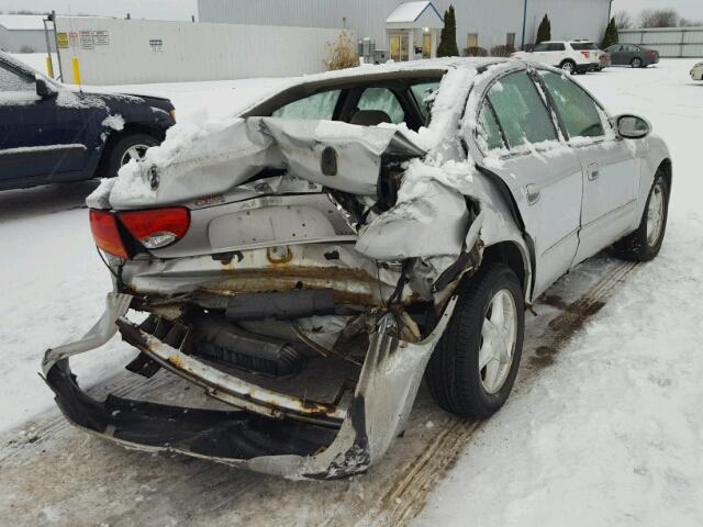 1G3NL52T41C177393 - 2001 OLDSMOBILE ALERO GL SILVER photo 4