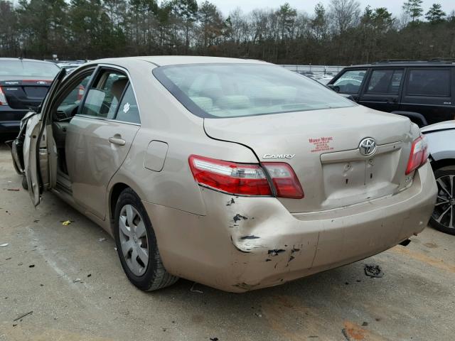 4T1BE46K59U279974 - 2009 TOYOTA CAMRY BASE GOLD photo 3