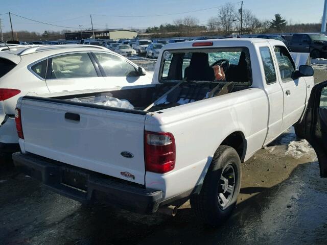 1FTYR14U35PA67475 - 2005 FORD RANGER SUP WHITE photo 4