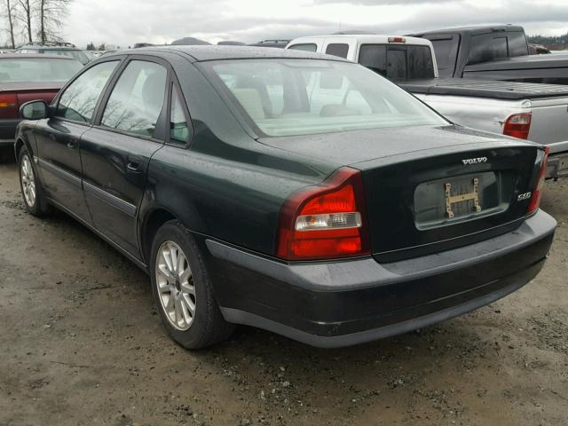 YV1TS97D2X1011844 - 1999 VOLVO S80 GREEN photo 3