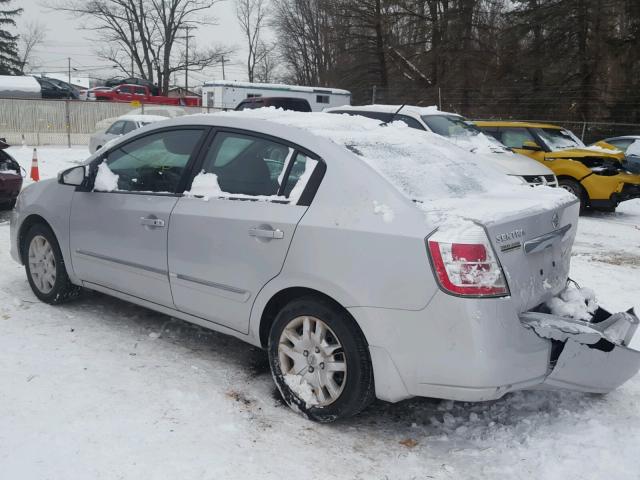 3N1AB6AP8AL670707 - 2010 NISSAN SENTRA 2.0 SILVER photo 3