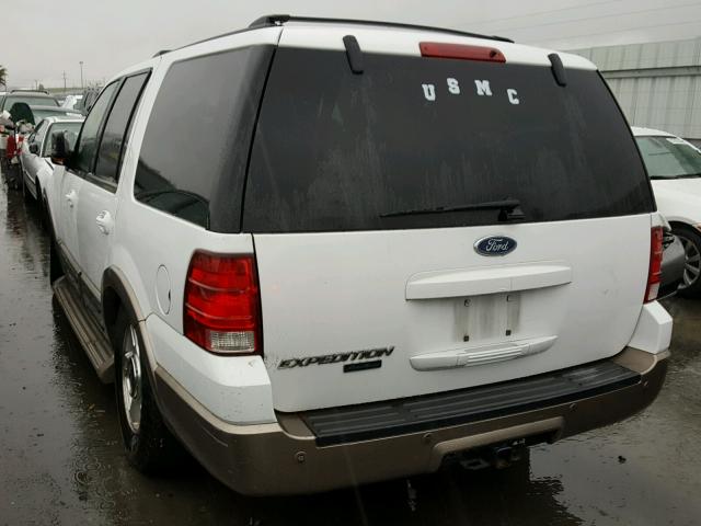 1FMFU17L94LA68205 - 2004 FORD EXPEDITION WHITE photo 3