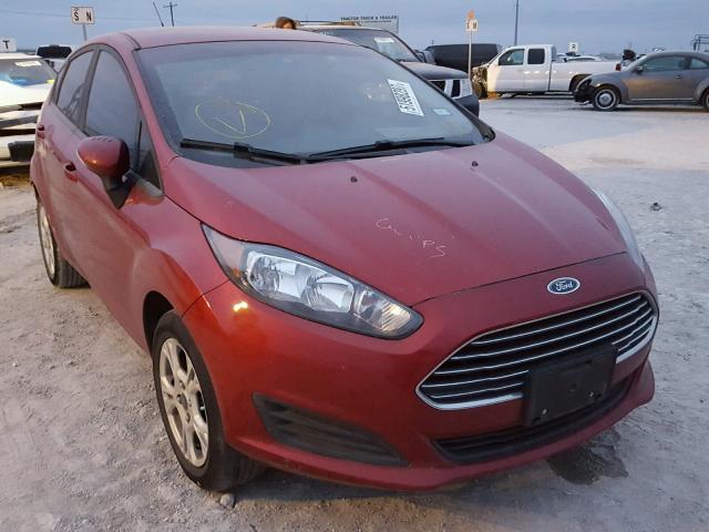 3FADP4EJ3GM149540 - 2016 FORD FIESTA SE RED photo 1